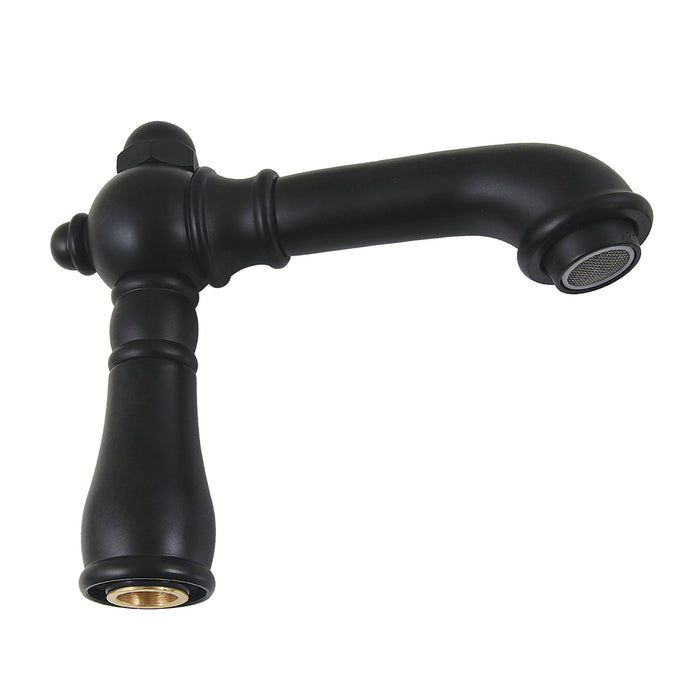 English Country KSP7250 4-1/2" Brass Faucet Spout, 1.2 GPM, Matte Black