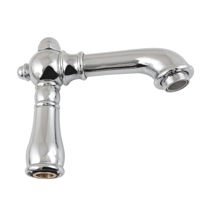 Kingston English Country KSP7251 4-1/2" Brass Faucet Spout, 1.2 GPM, Polished Chrome