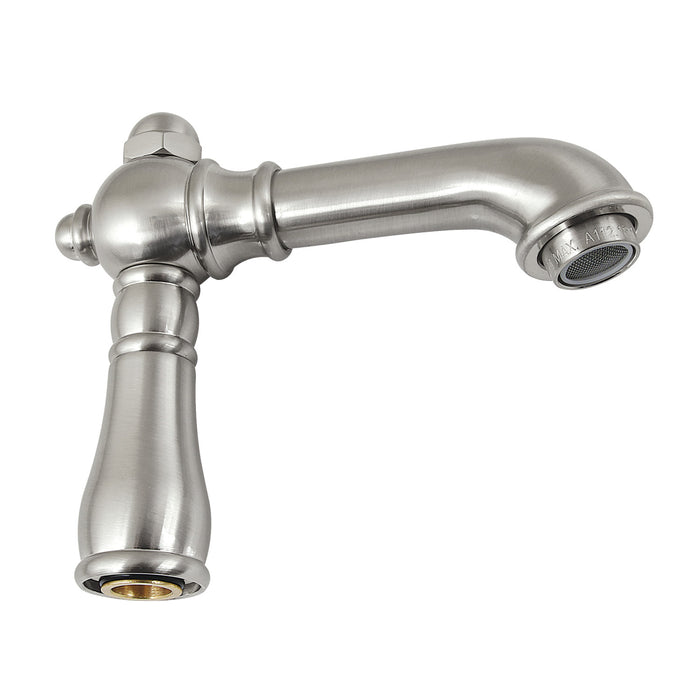English Country KSP7258 4-1/2" Brass Faucet Spout, 1.2 GPM, Brushed Nickel