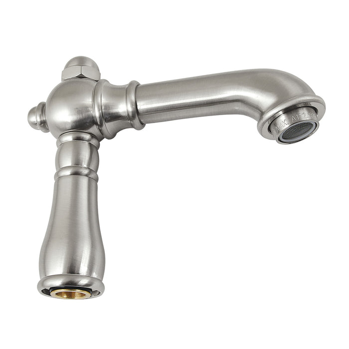 Kingston English Country KSP7258 4-1/2" Brass Faucet Spout, 1.2 GPM, Brushed Nickel