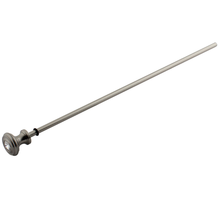 Kingston Wilshire KSPR1168WLL Brass Pop-Up Rod, Brushed Nickel