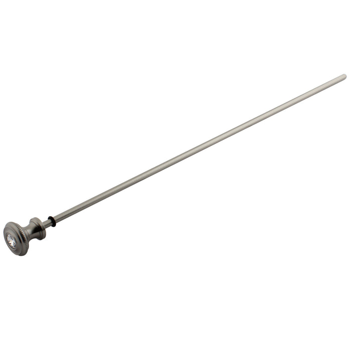 Kingston Wilshire KSPR1978WLL Brass Pop-Up Rod, Brushed Nickel
