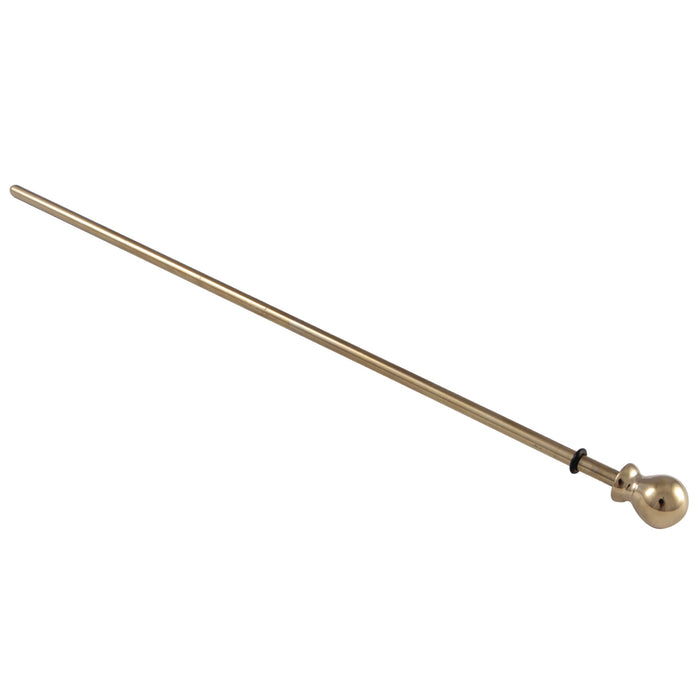 Kingston KSPR2972 Brass Pop-Up Rod, Polished Brass