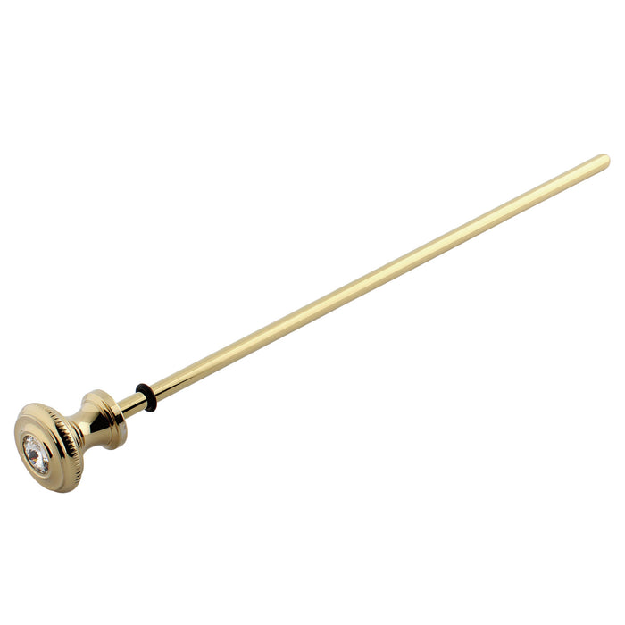 Kingston Wilshire KSPR7612WLL Brass Pop-Up Rod, Polished Brass