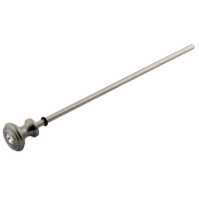 Kingston Wilshire KSPR7618WLL Brass Pop-Up Rod, Brushed Nickel