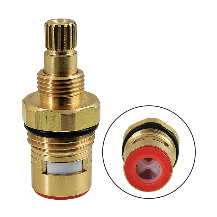 thumbnail image 2 of Kingston Brass KSRPL3200CC Ceramic Disc Cartridge - Cold Water For CC Basin Faucets, 2-1/16" 2 of 9