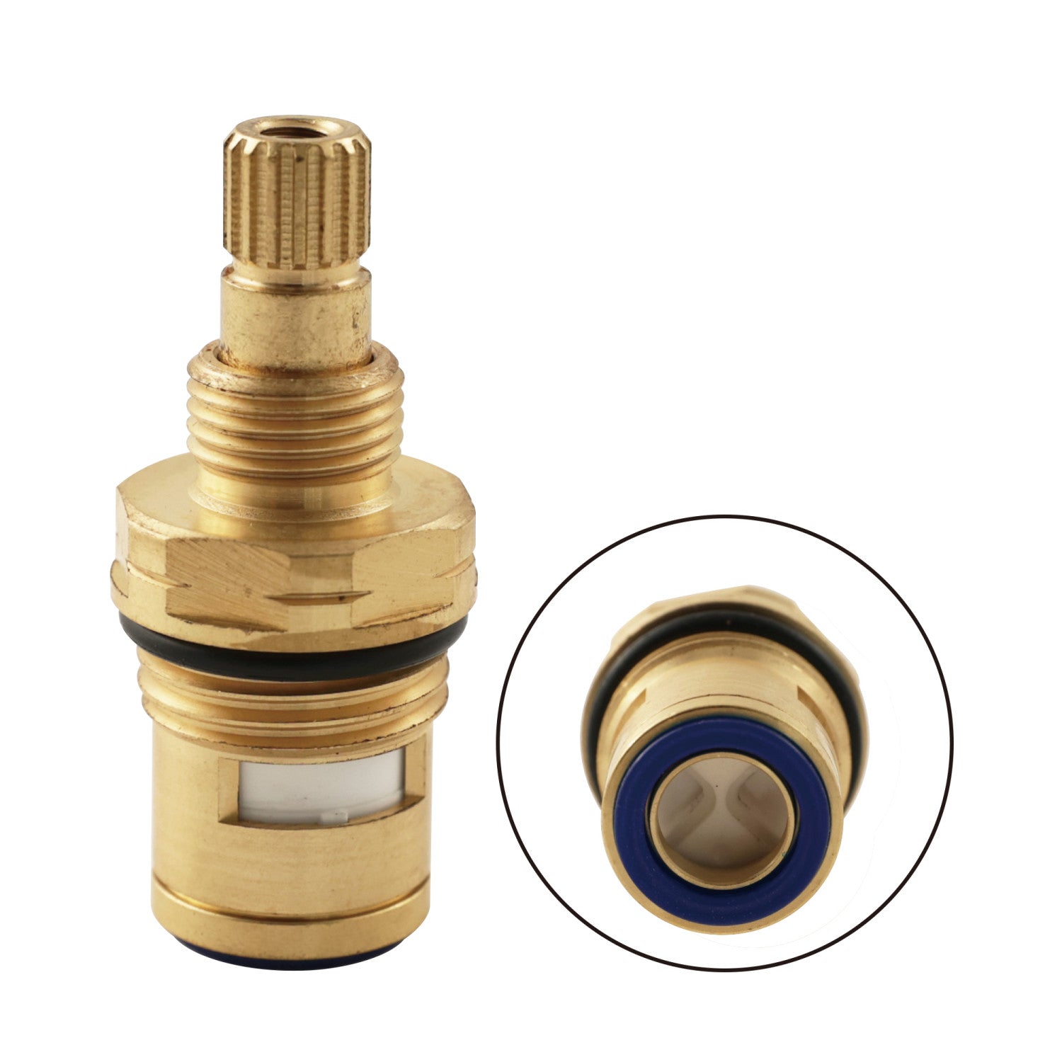 Kingston Brass KSRP3891C Ceramic Disc Cartridge Replacement - Raw Finish, 2-13/16 Inch Height - View #2