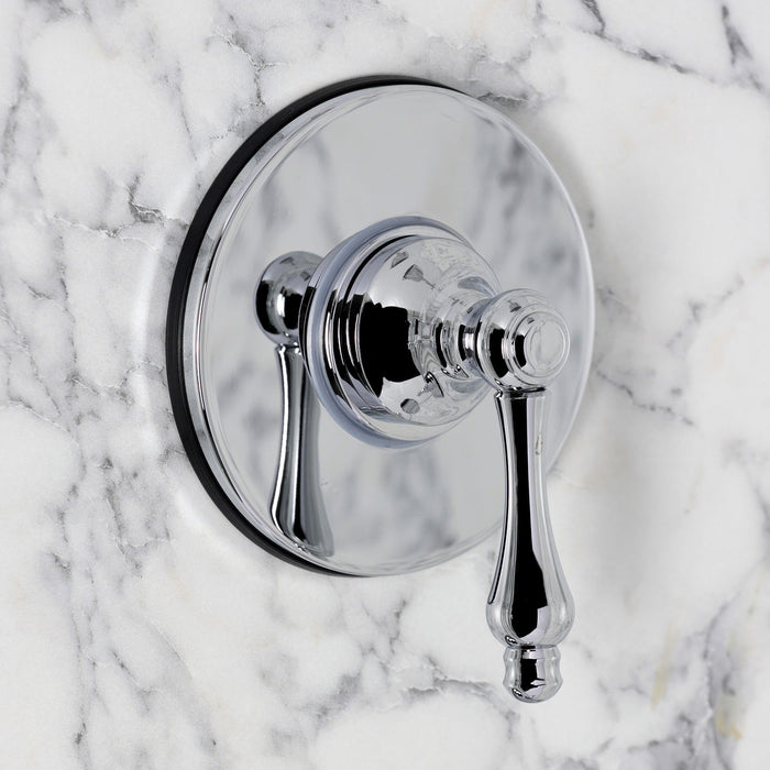 Kingston KSS3631AL Pressure Balanced Shower System with Slide/Grab Bar and Hand Shower, Polished Chrome