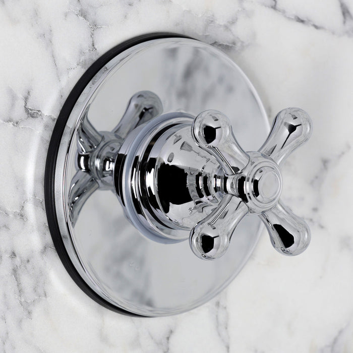Kingston KSS3631AX Pressure Balanced Shower System with Slide Bar and Hand Shower, Polished Chrome