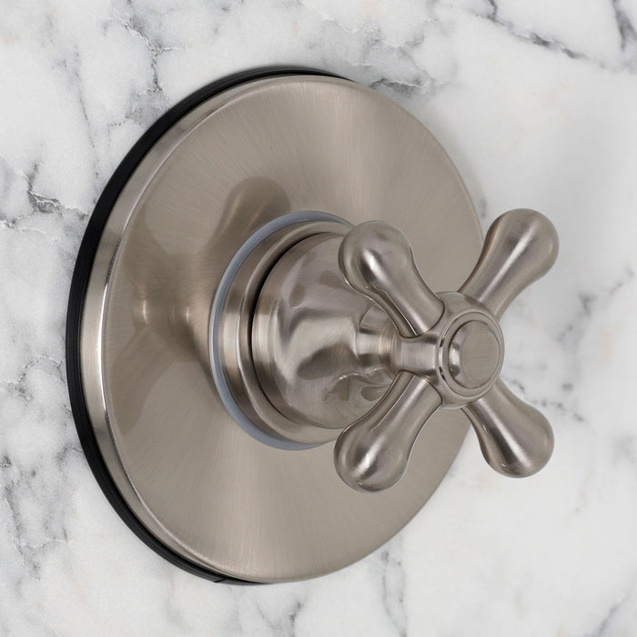 Kingston KSS3638AX Pressure Balanced Shower System with Slide Bar and Hand Shower, Brushed Nickel