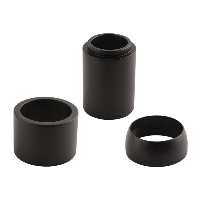 Kingston KST46130 Pressure Balanced Shower Valve Sleeve and Cap, Matte Black