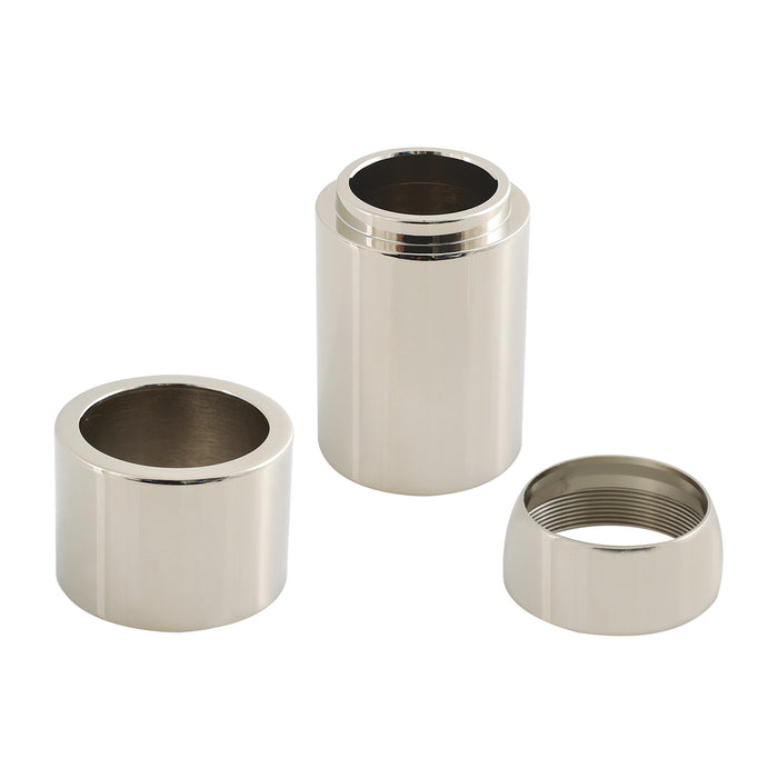 Kingston KST46136 Pressure Balanced Shower Valve Sleeve and Cap, Polished Nickel
