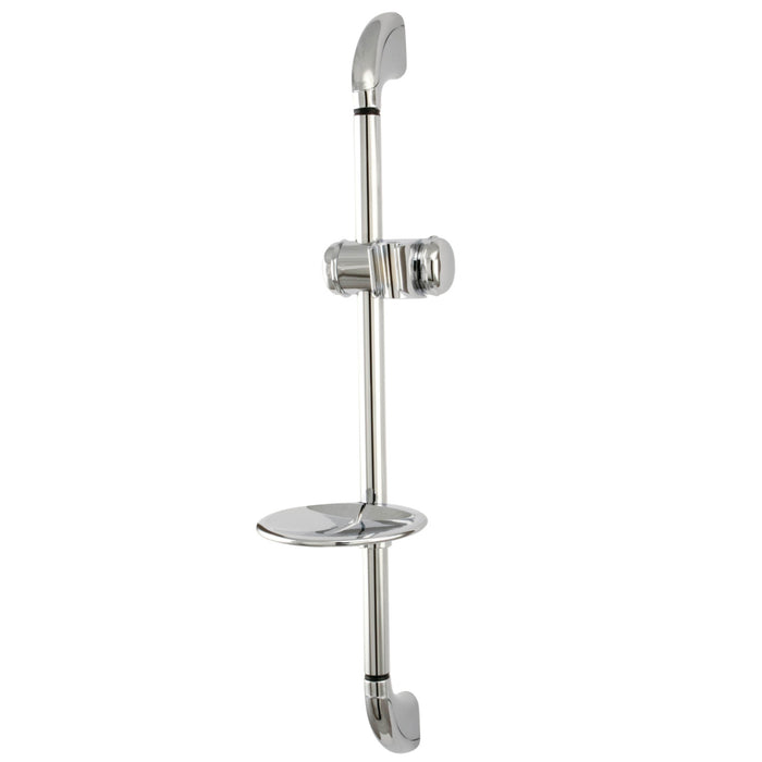 Kingston Tulare KSX2521SG - Made To Match 25-Inch ABS Shower Slide Bar with Soap Dish, Polished Chrome