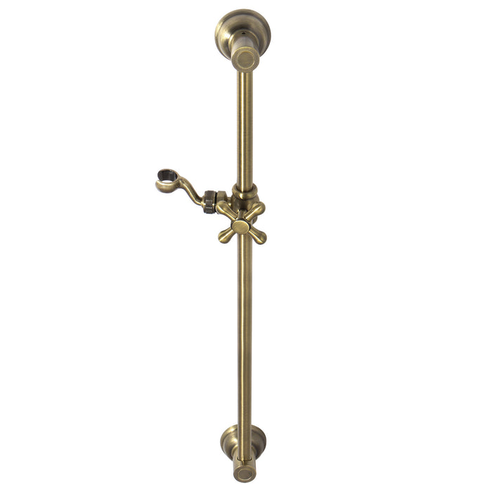 Kingston Heirloom KSX3523SG - Made To Match 24-Inch Brass Shower Slide Bar, Antique Brass