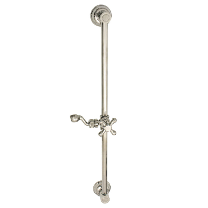 Kingston Heirloom KSX3526SG - Made To Match 24-Inch Brass Shower Slide Bar, Polished Nickel