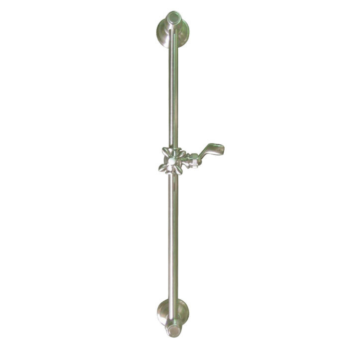 Kingston Heirloom KSX3528SG - Made To Match 24-Inch Brass Shower Slide Bar, Brushed Nickel
