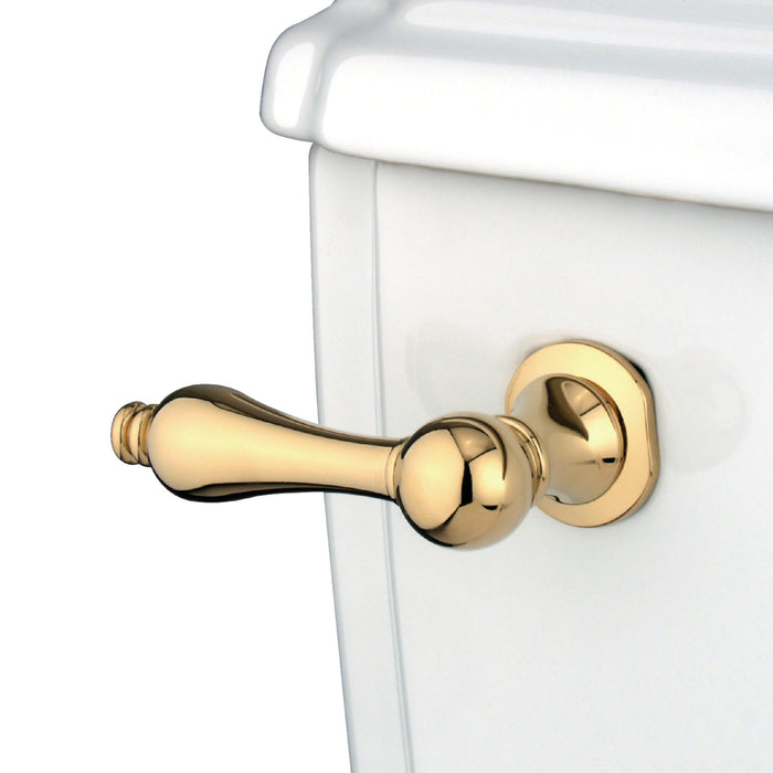 Kingston Heirloom KTAL2 - Victorian Front Mount Toilet Tank Lever, Polished Brass