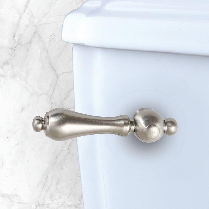 Kingston Heirloom KTAL38 - Restoration Front Mount Toilet Tank Lever, Brushed Nickel
