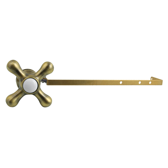 Kingston Heirloom KTAXD3 - Victorian Universal Front or Side Mount Toilet Tank Lever, Antique Brass