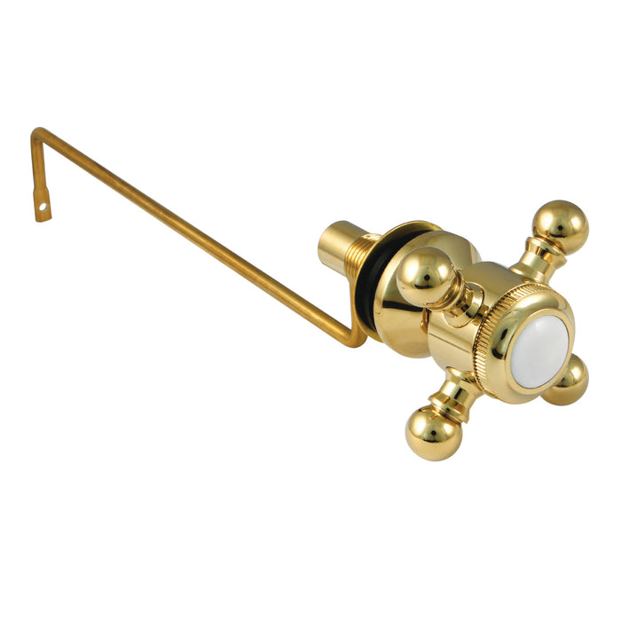 Kingston Heirloom KTBXS2 - Buckingham Side Mount Toilet Tank Lever, Polished Brass