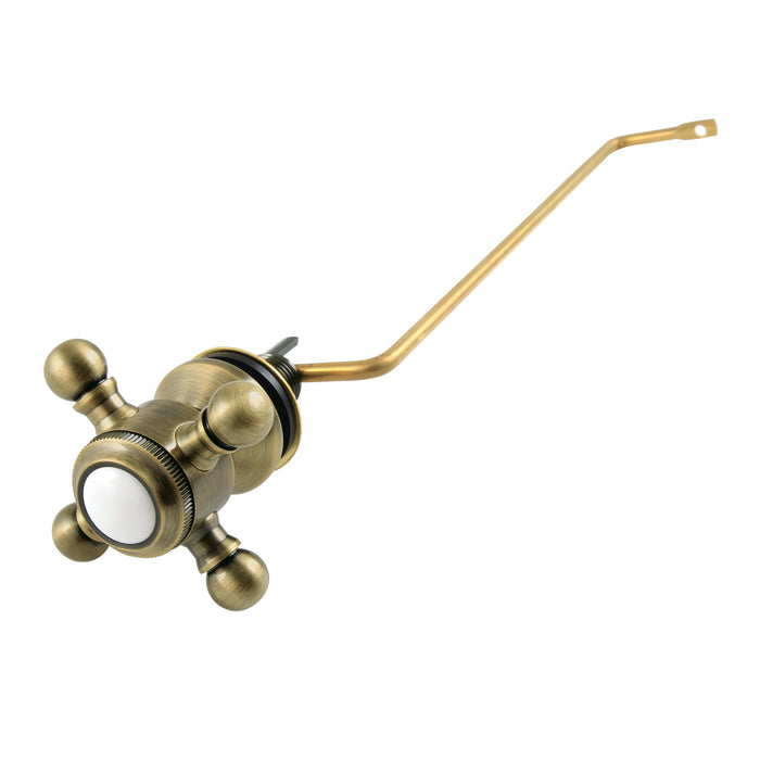 Kingston Heirloom KTBXS3 - Buckingham Side Mount Toilet Tank Lever, Antique Brass