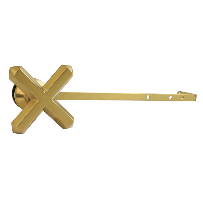 Kingston Sona KTCHXD7 - French Country Universal Front or Side Mount Toilet Tank Lever, Brushed Brass