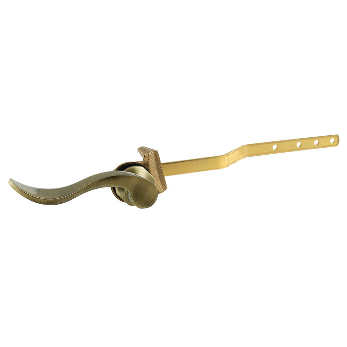 Kingston Tulare KTDFL3 - NuWave Front Mount Toilet Tank Lever, Antique Brass