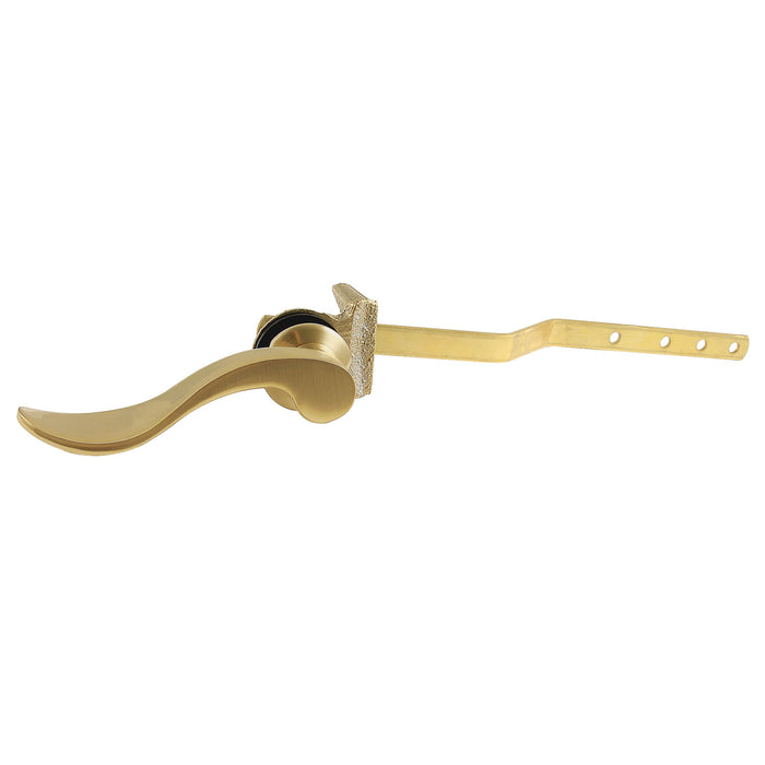 Kingston Tulare KTDFL7 - NuWave Front Mount Toilet Tank Lever, Brushed Brass