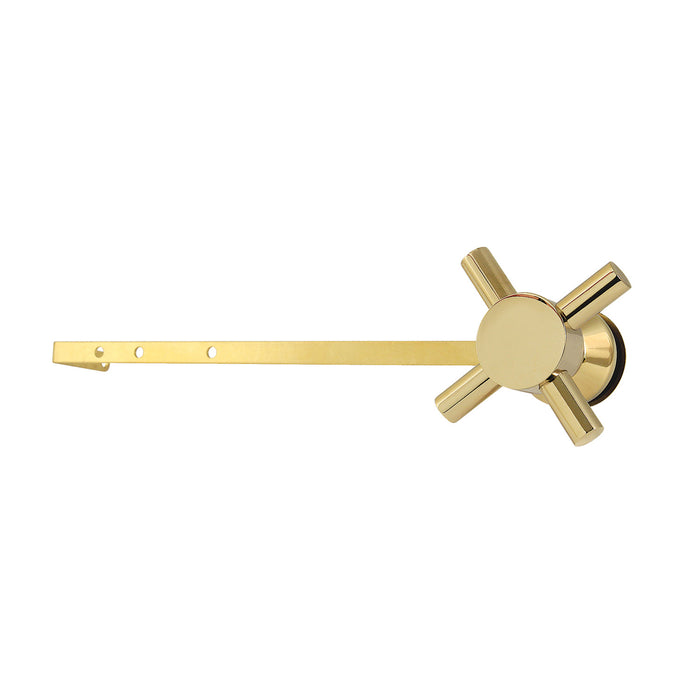 Kingston Sona KTDXD2 - Concord Universal Front or Side Mount Toilet Tank Lever, Polished Brass