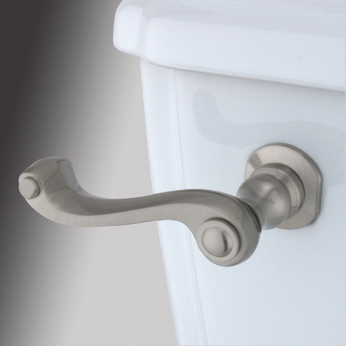 Kingston Tulare KTFL58 - Royale Front Mount Toilet Tank Lever, Brushed Nickel