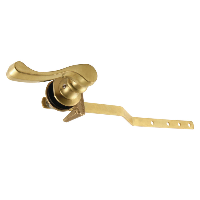 Kingston Tulare KTFL7 - French Front Mount Toilet Tank Lever, Brushed Brass