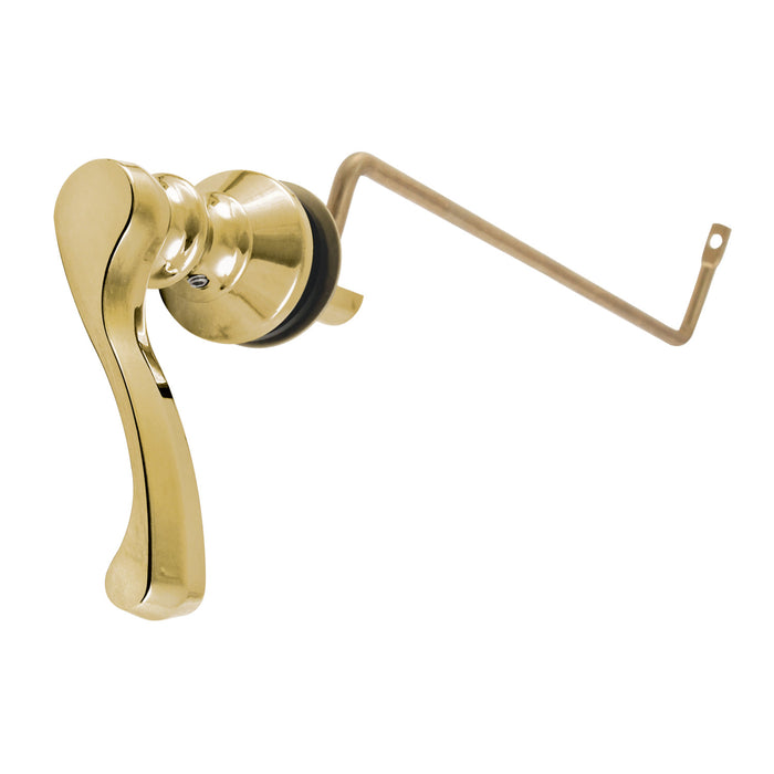 Kingston Tulare KTFLS2 - French Side Mount Toilet Tank Lever, Polished Brass