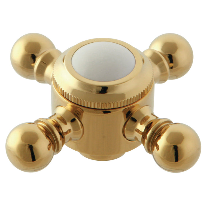 Kingston Buckingham KTHBX2 Metal Toilet Tank Lever Handle (Cross Shape), Polished Brass