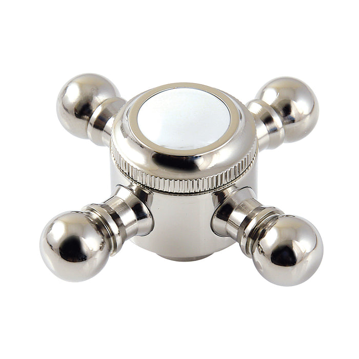 Kingston Buckingham KTHBX6 Metal Toilet Tank Lever Handle (Cross Shape), Polished Nickel