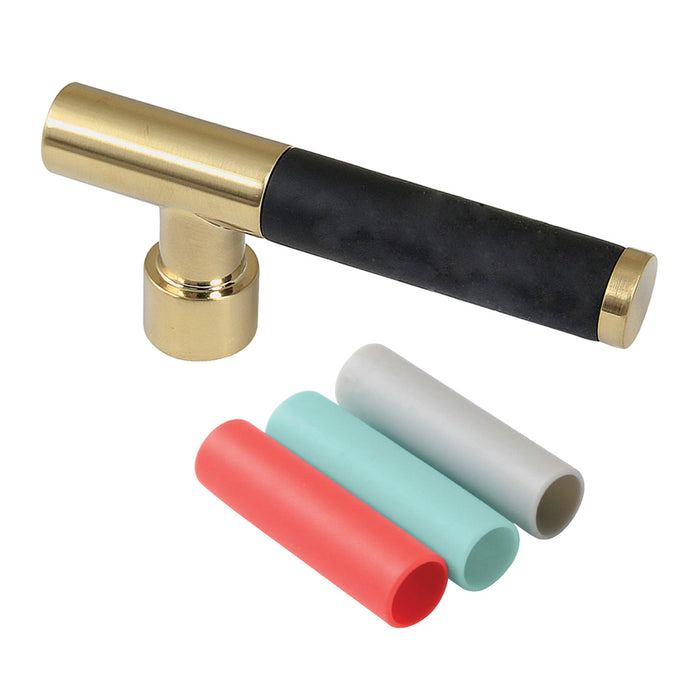 Kingston KTHCKL7 Metal Toilet Tank Lever Handle (Lever Shape), Brushed Brass