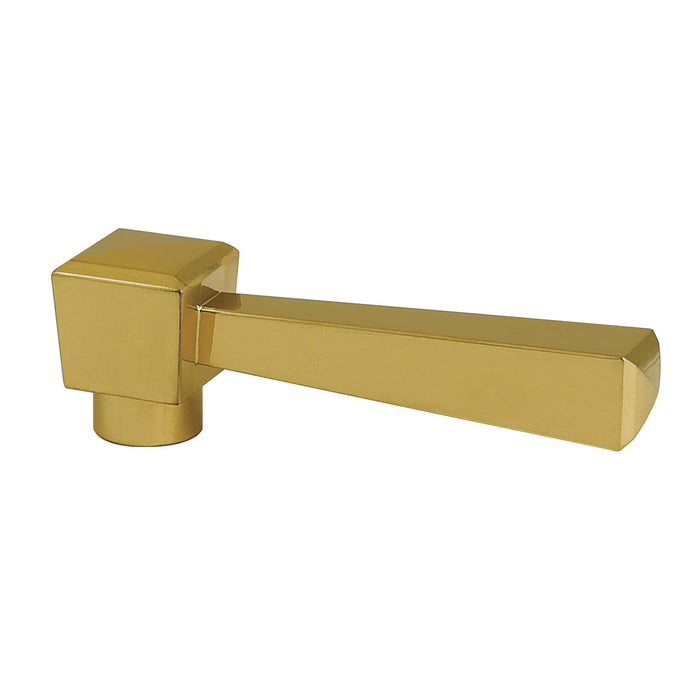 Kingston KTHDQL7 Metal Toilet Tank Lever Handle (Lever Shape), Brushed Brass
