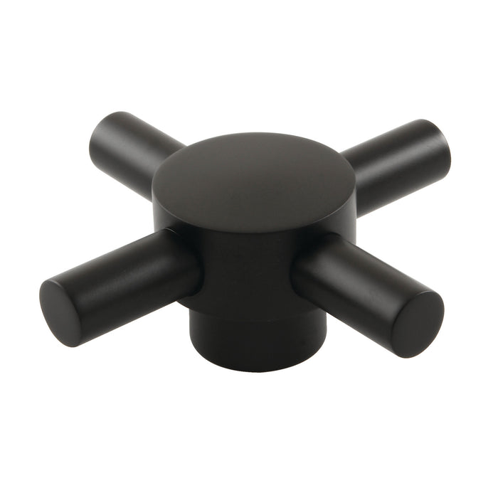 Kingston Concord KTHDX0 Metal Toilet Tank Lever Handle (Cross Shape), Matte Black