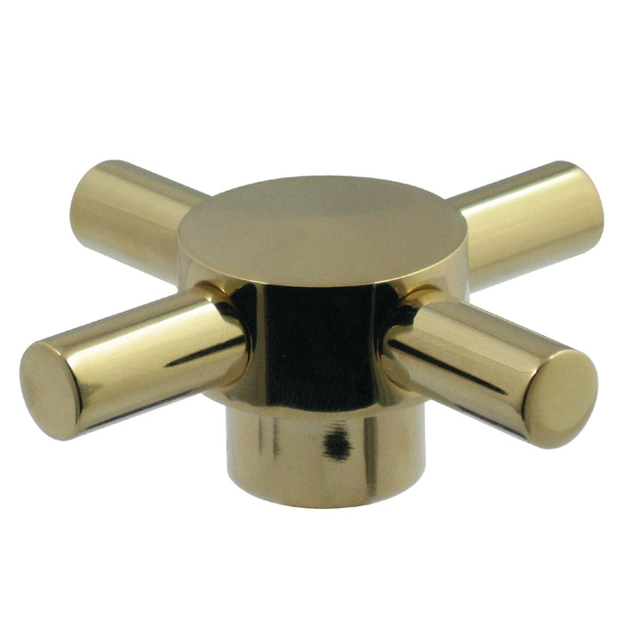 Kingston Concord KTHDX2 Metal Toilet Tank Lever Handle (Cross Shape), Polished Brass