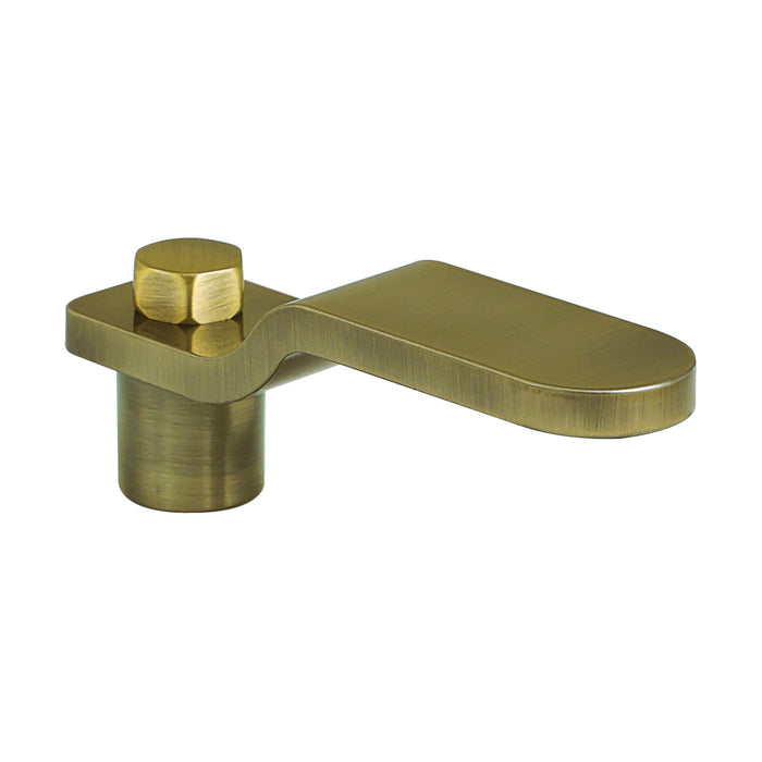 Whitaker KTHIL3 Metal Industrialist Lever Handle, Antique Brass