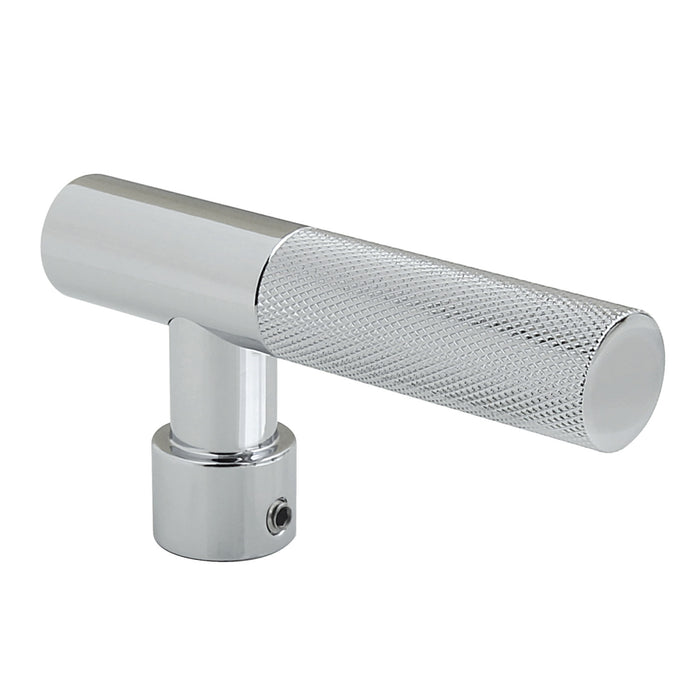 Convergent KTHKNL1 Metal Knurled Lever Handle, Polished Chrome