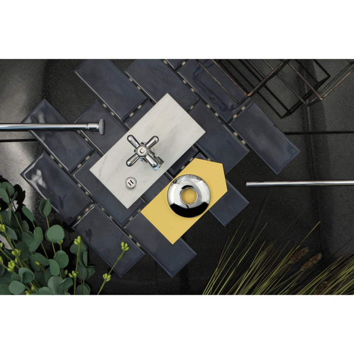 Kingston Heirloom KTK101P - Trimscape Toilet Supply Kit, 1/2-Inch IPS Inlet x 3/8-Inch Comp Outlet, Polished Chrome