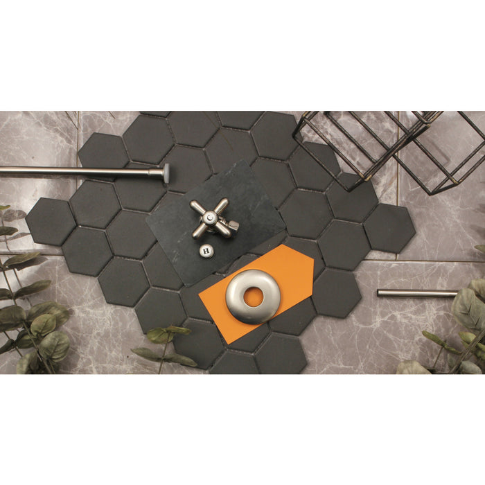 Kingston Heirloom KTK108P - Trimscape Toilet Supply Kit, 1/2-Inch IPS Inlet x 3/8-Inch Comp Outlet, Brushed Nickel