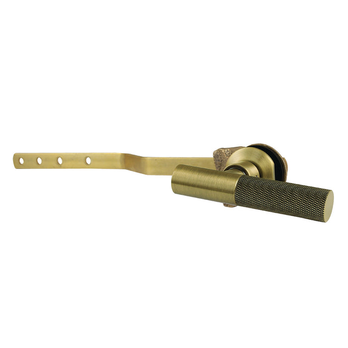 Kingston Sona KTKNL3 - Convergent Front Mount Toilet Tank Lever with Knurled Handle, Antique Brass