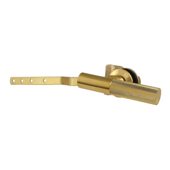 Kingston Sona KTKNL7 - Convergent Front Mount Toilet Tank Lever with Knurled Handle, Brushed Brass