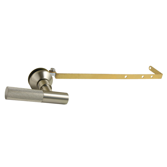 Kingston Sona KTKNLD8 - Convergent Universal Front or Side Mount Toilet Tank Lever with Knurled Handle, Brushed Nickel