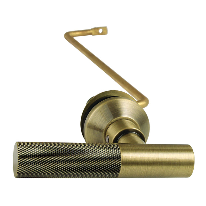 Kingston Sona KTKNLS3 - Convergent Side Mount Toilet Tank Lever with Knurled Handle, Antique Brass