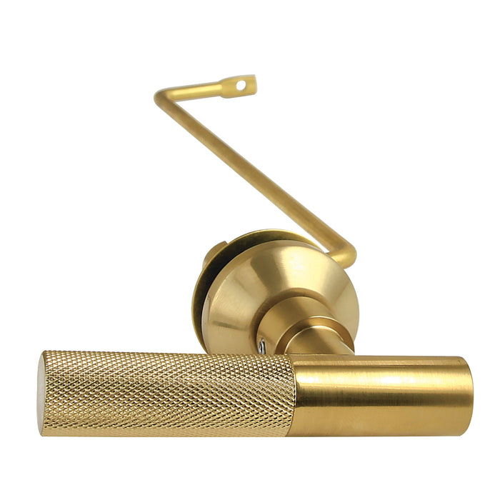 Kingston Sona KTKNLS7 - Convergent Side Mount Toilet Tank Lever with Knurled Handle, Brushed Brass