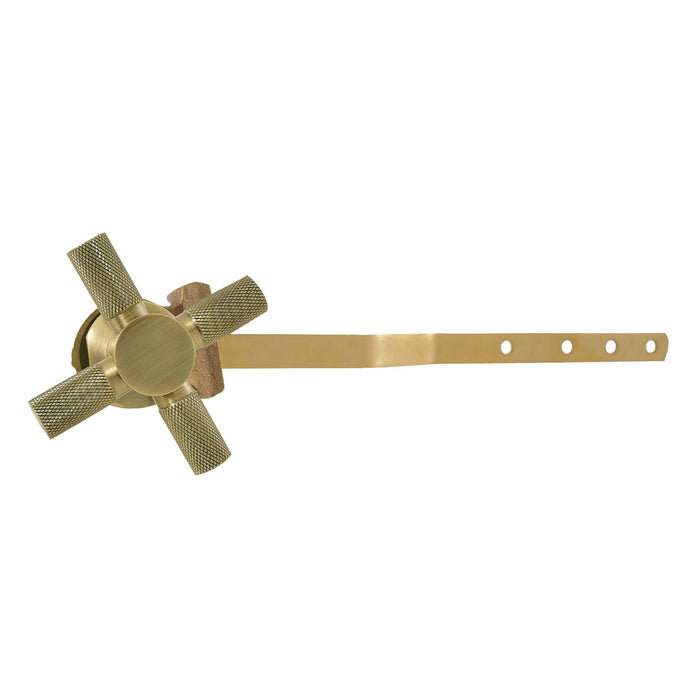 Kingston Convergent KTKNX3 Front Mount Toilet Tank Lever, Antique Brass