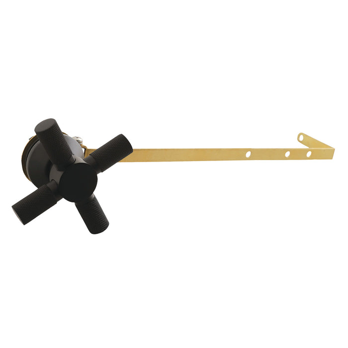 Kingston Convergent KTKNXD0 Universal Front or Side Mount Toilet Tank Lever, Matte Black