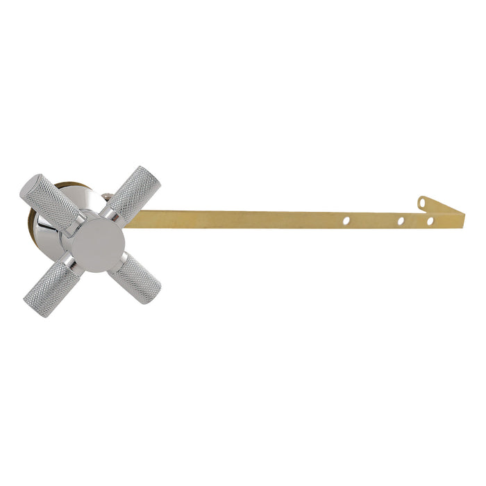 Kingston Convergent KTKNXD1 Universal Front or Side Mount Toilet Tank Lever, Polished Chrome